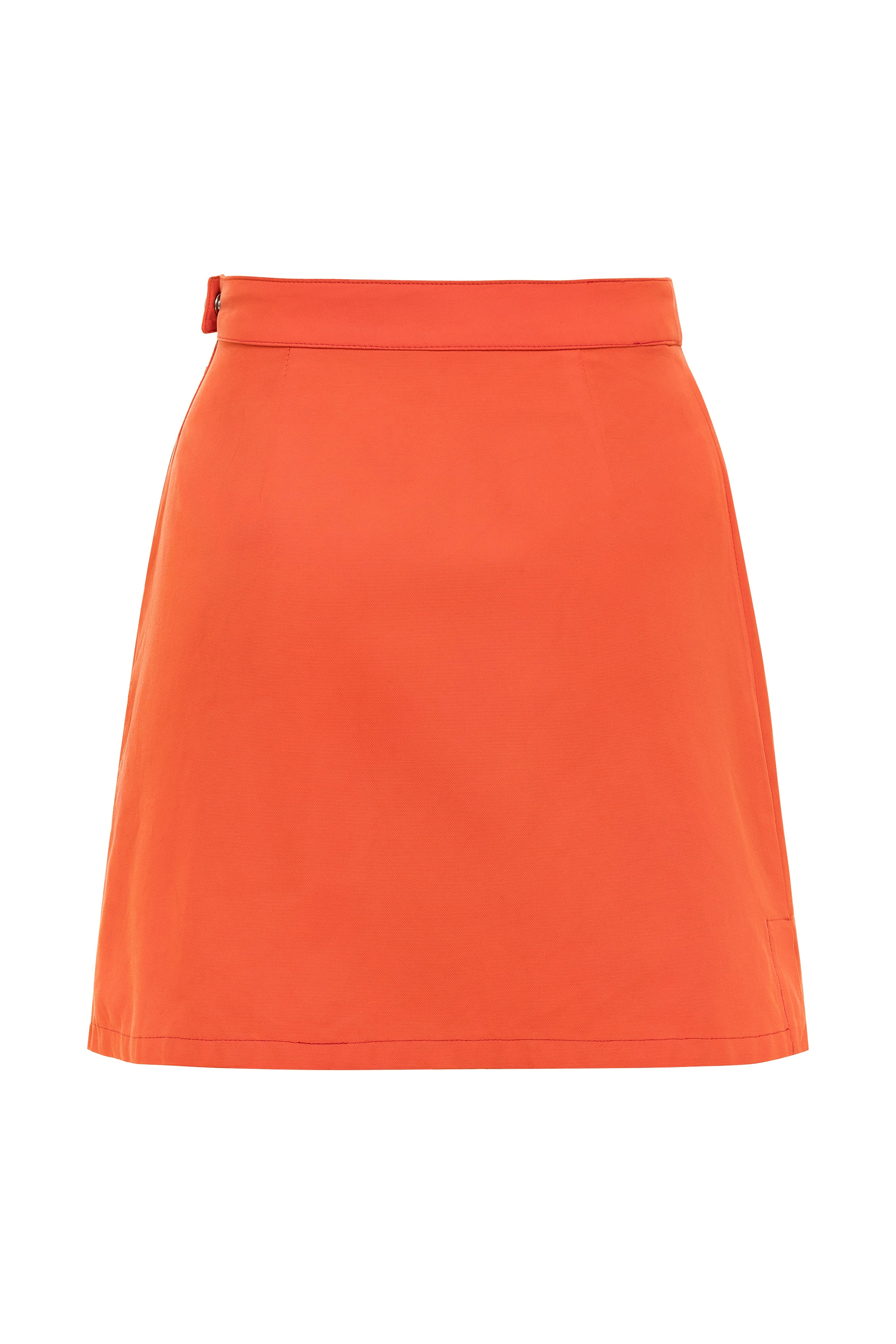 Chanel Orange "CC" Logo Sport Collection Skirt