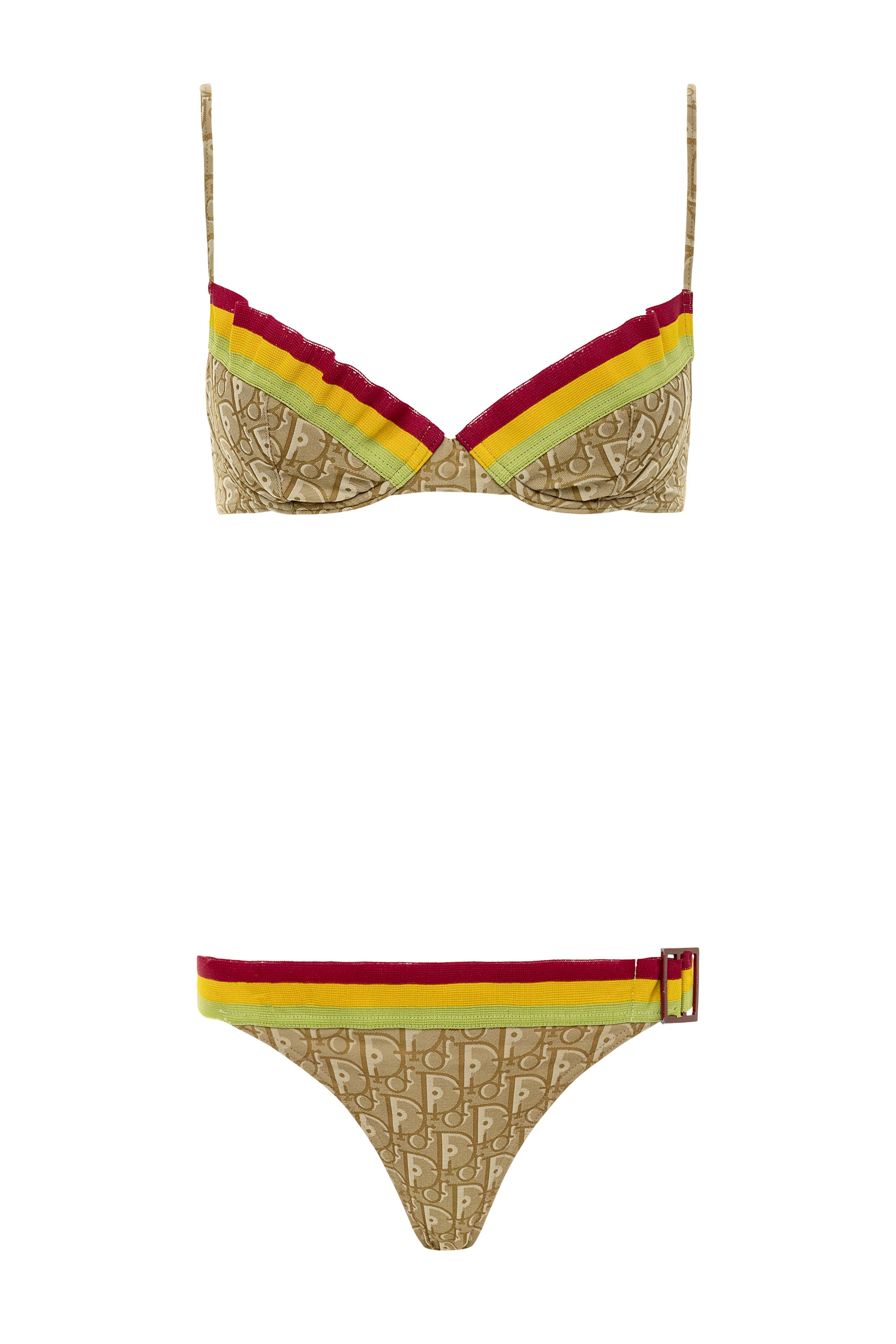 Christian Dior Rasta Two-Piece Bikini