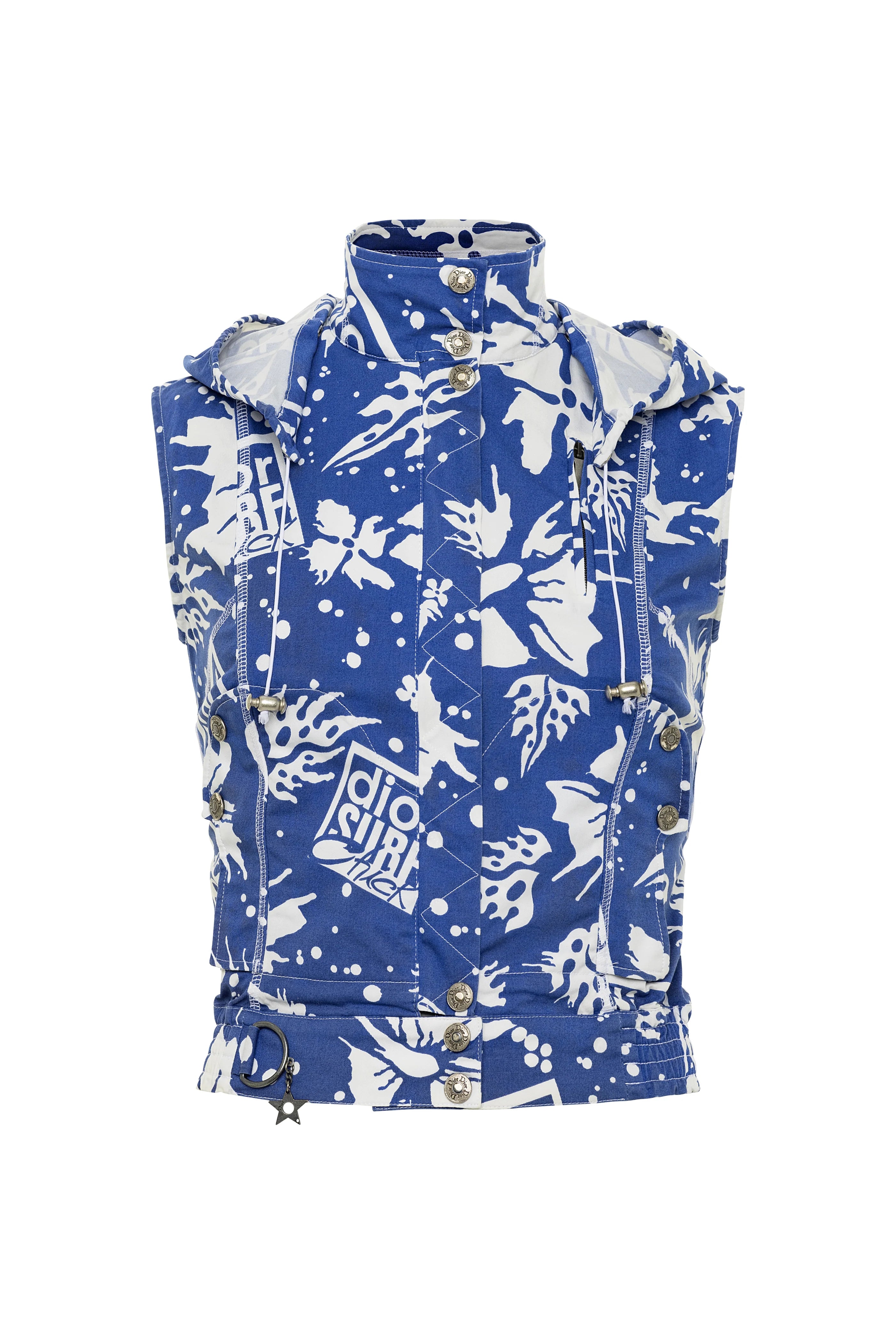 Christian Dior Surf Chick Vest w/Detachable Hood