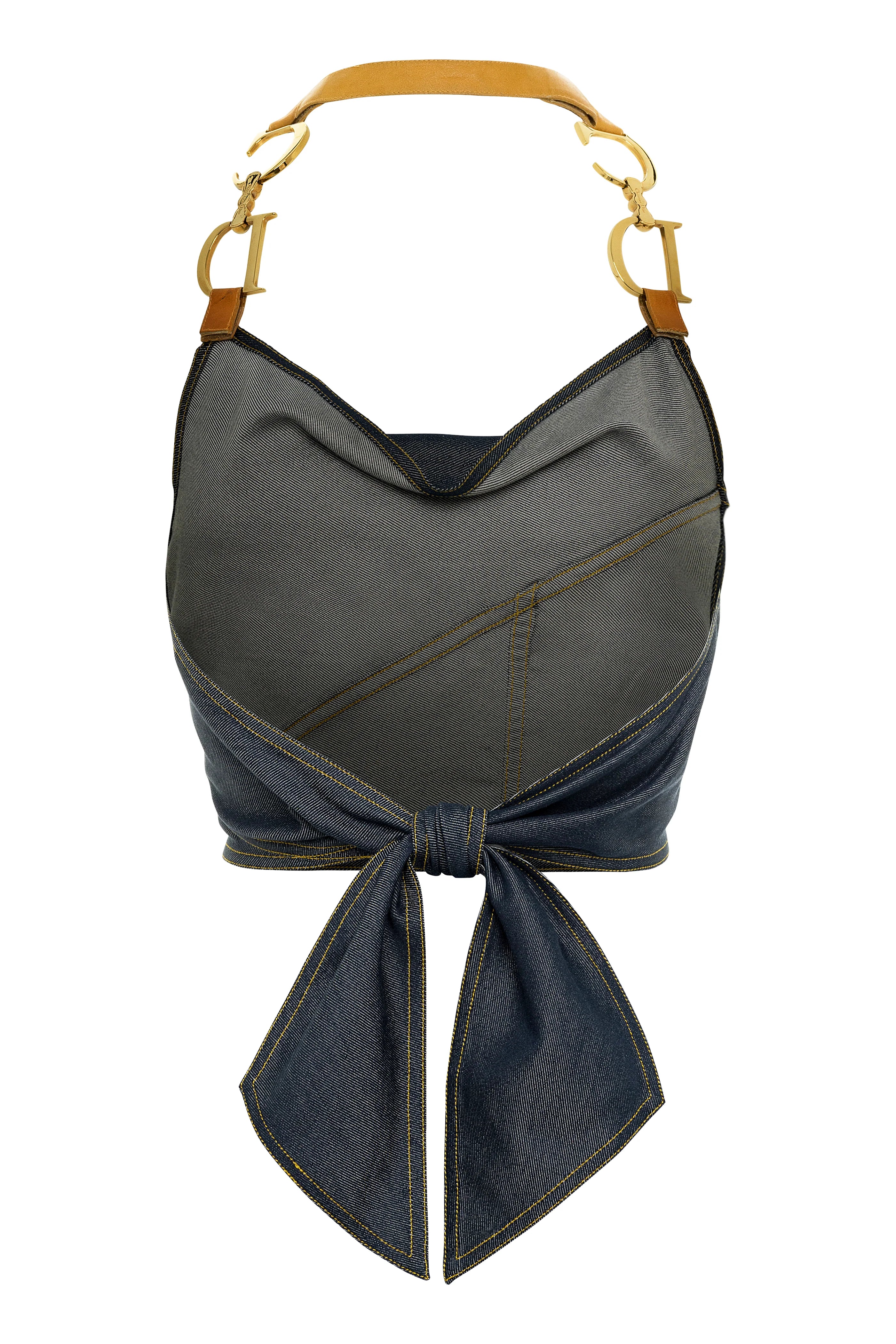 Christian Dior Runway Spring 2000 Saddle Halter Top