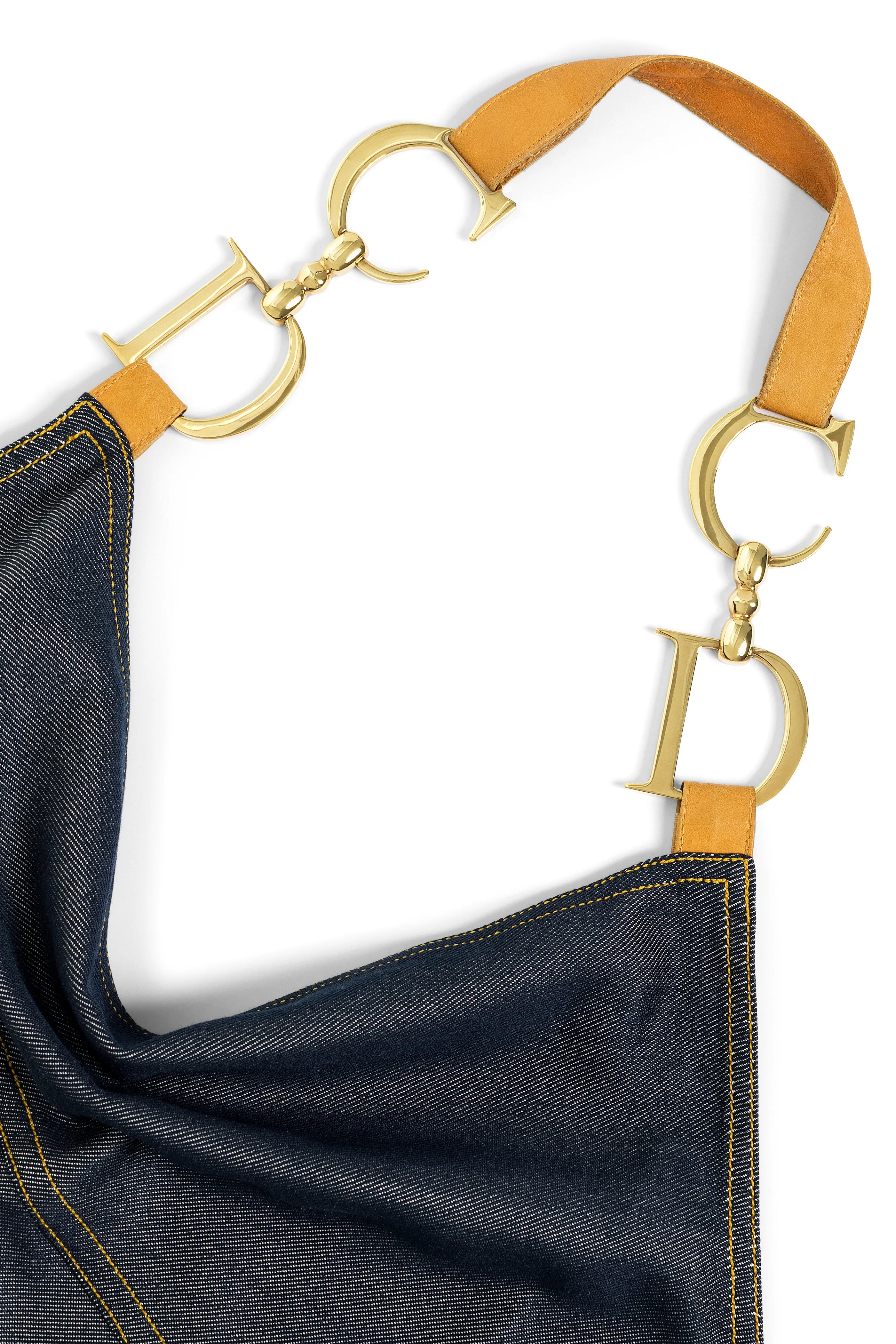 Christian Dior Runway Spring 2000 Saddle Halter Top