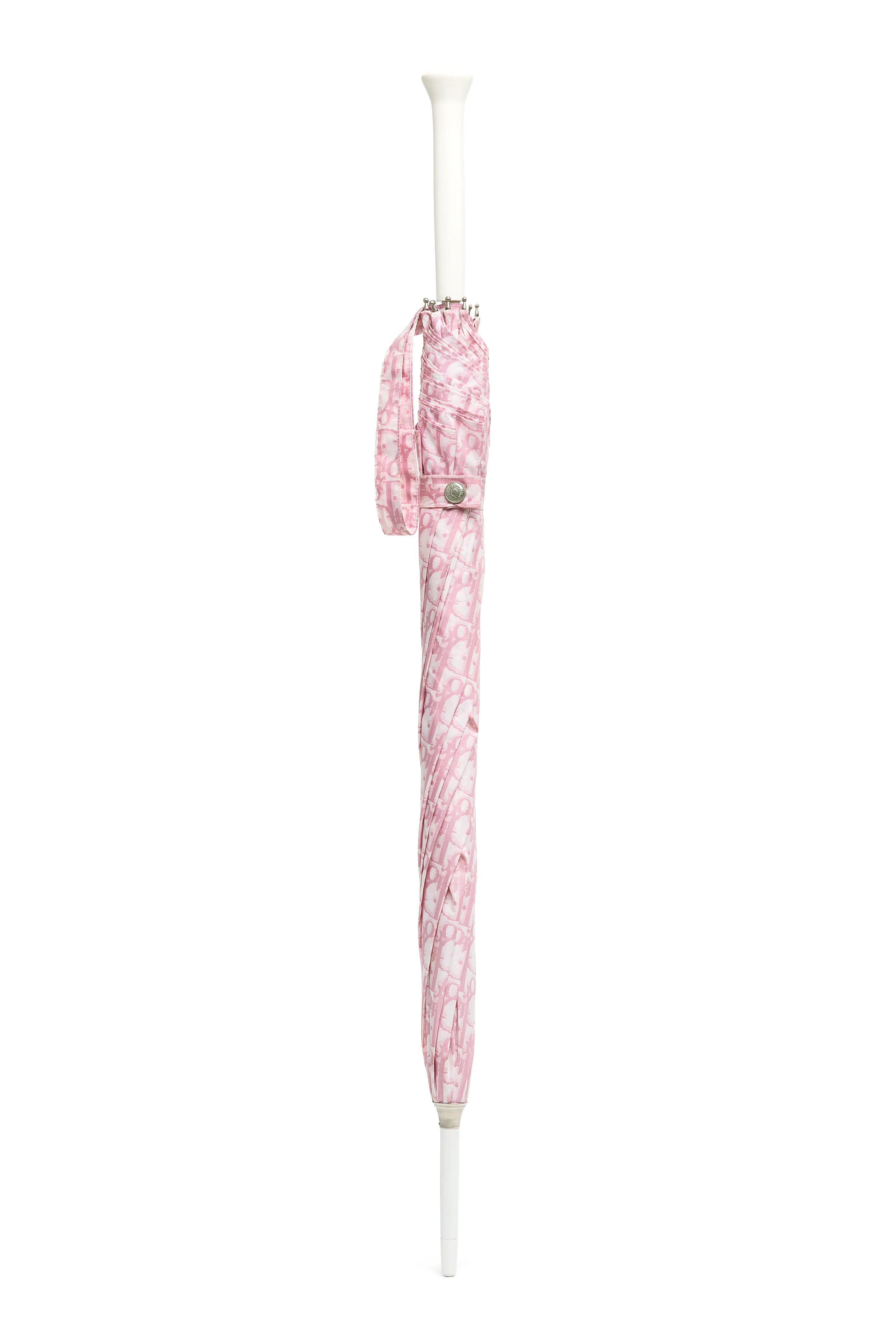 Christian Dior Pink Diorissimo Logo Umbrella