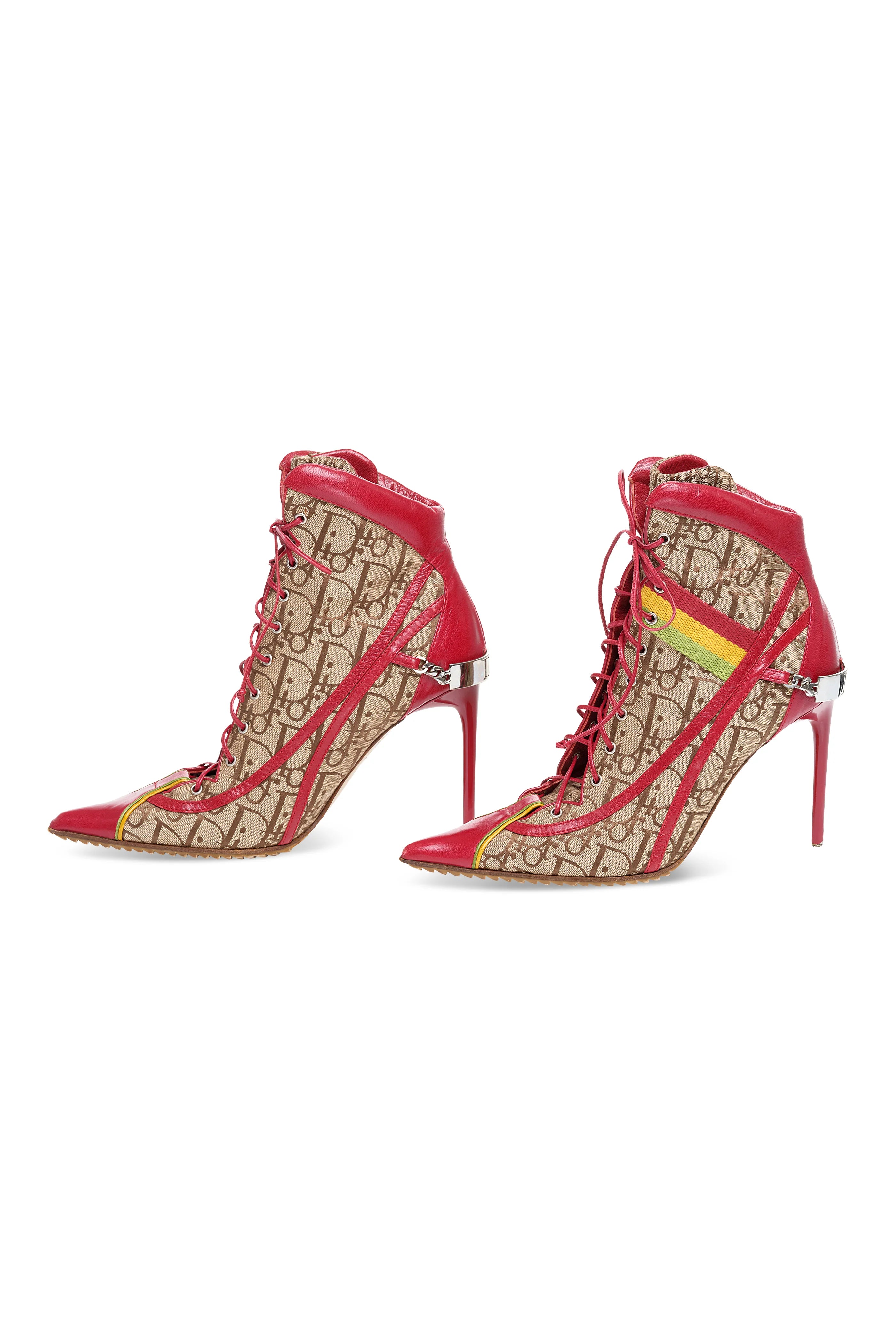 Christian Dior Rasta Lace-up Diorissimo Boots