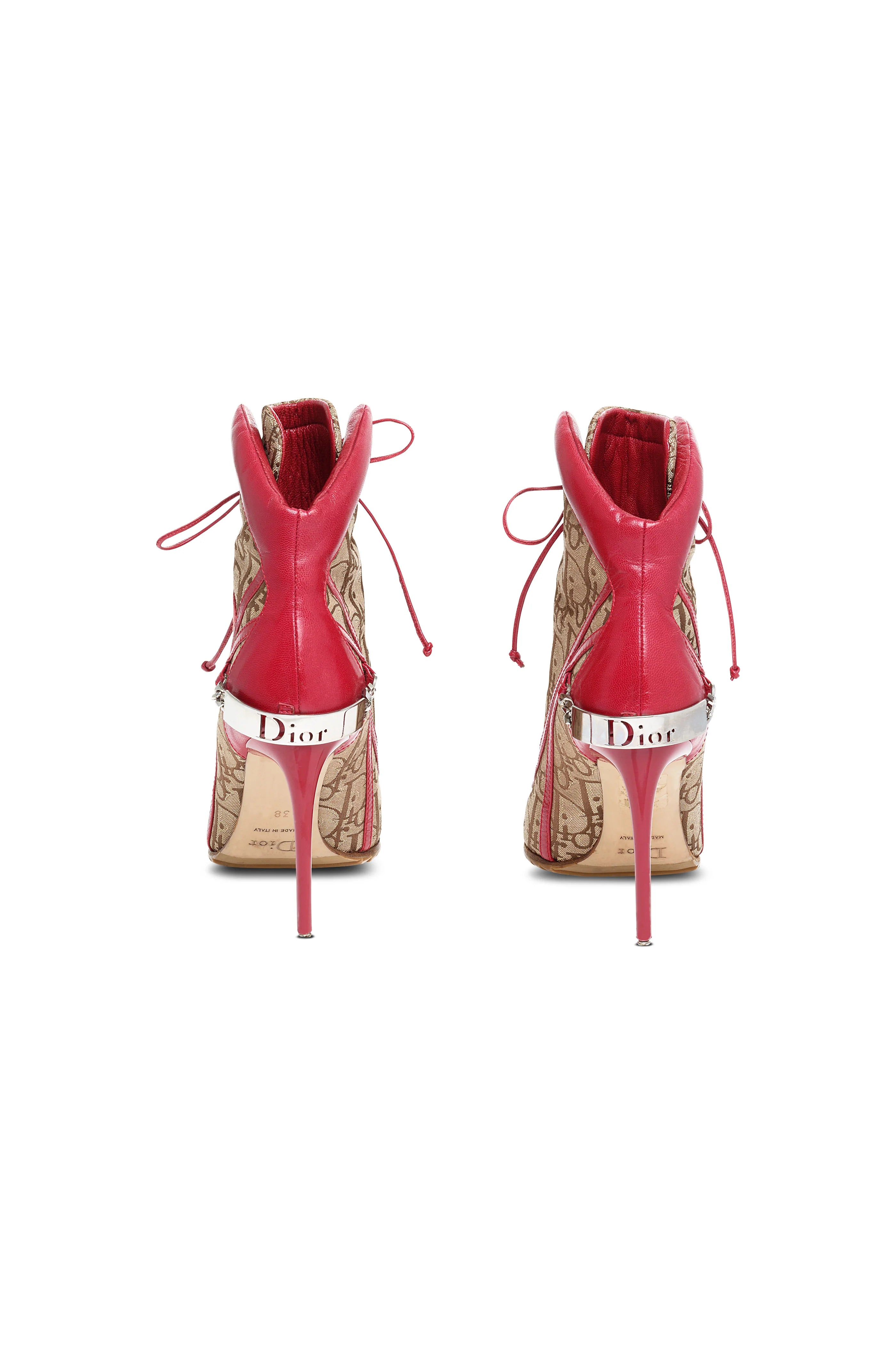Christian Dior Rasta Lace-up Diorissimo Boots