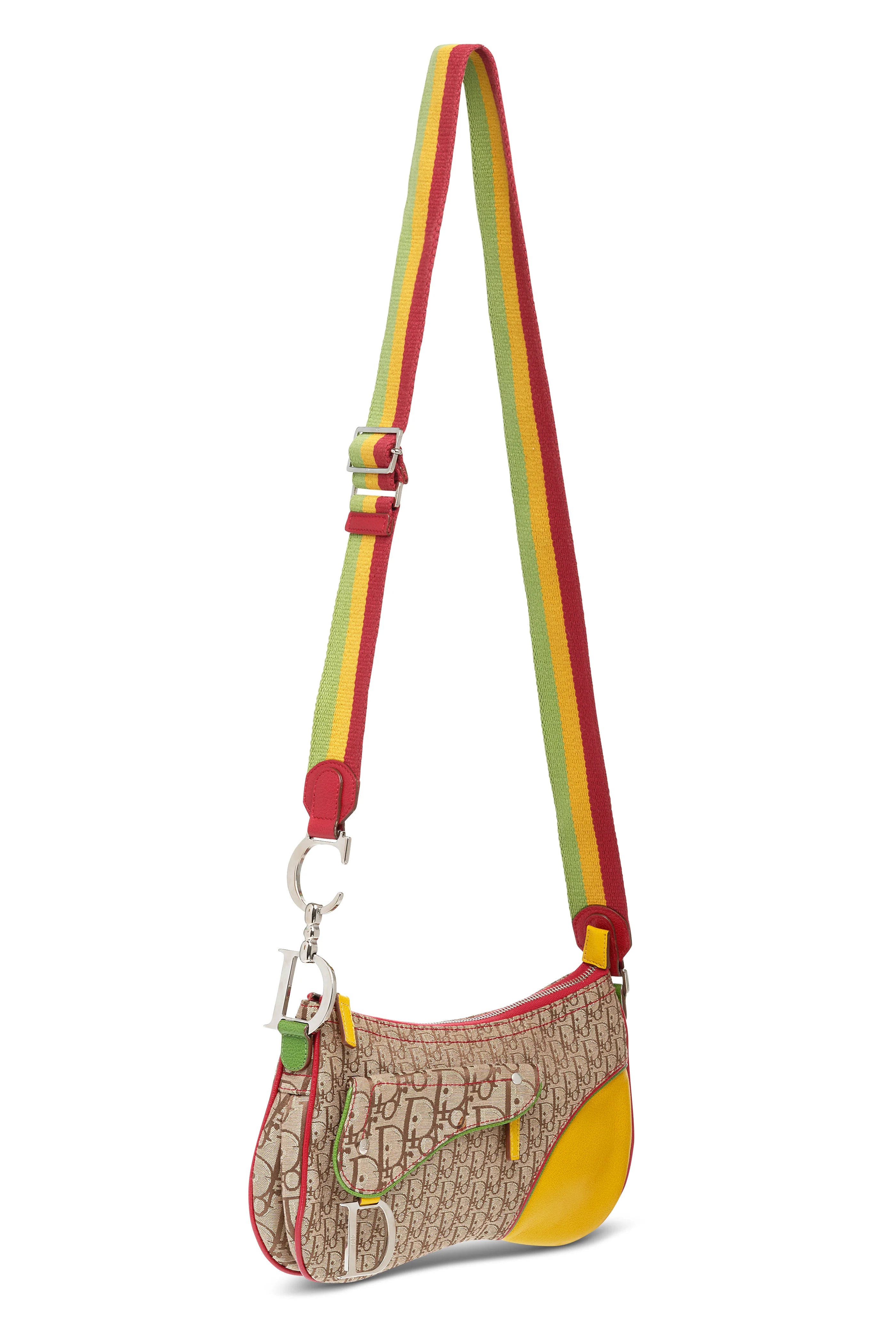 Christian Dior Rasta Saddle Crossbody