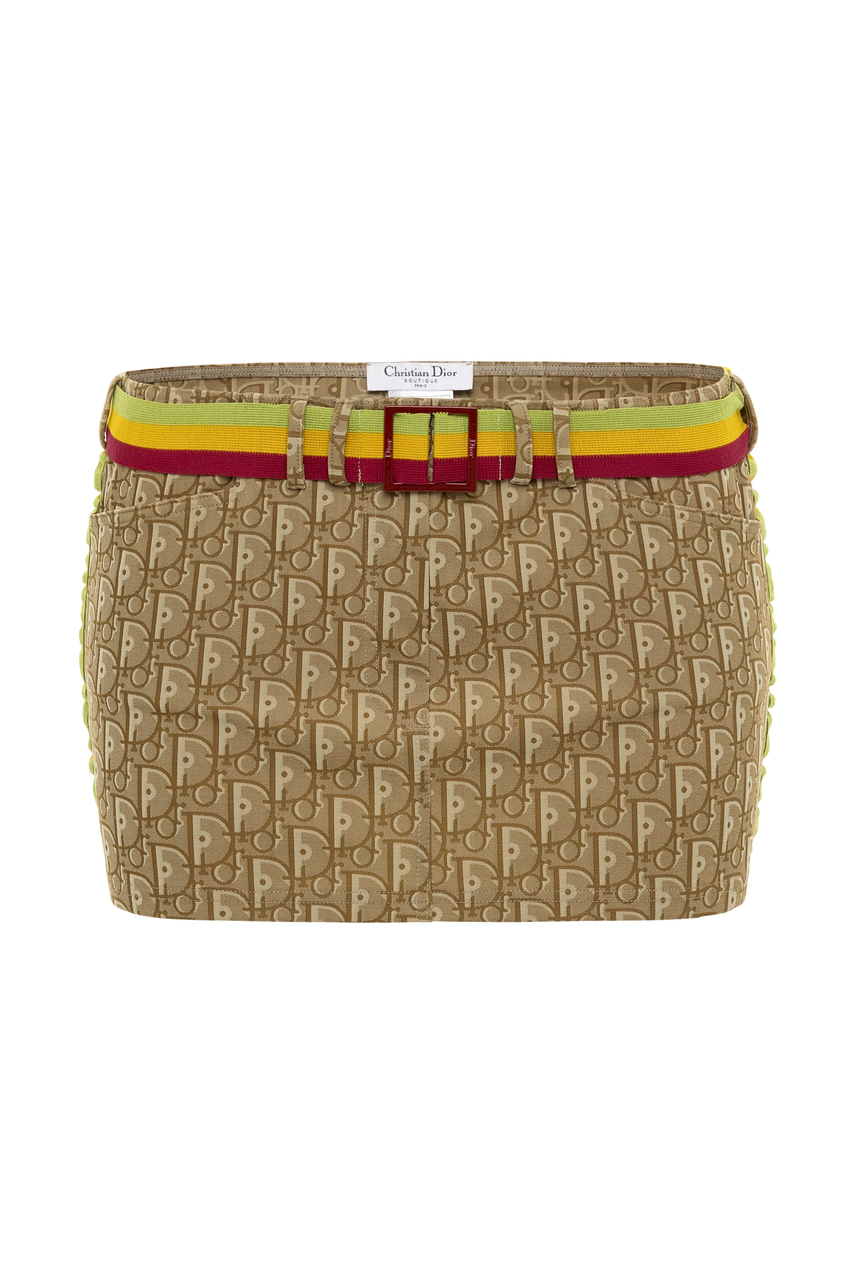 Christian Dior Fall 2004 Rasta Collection Stretch Mini Skirt