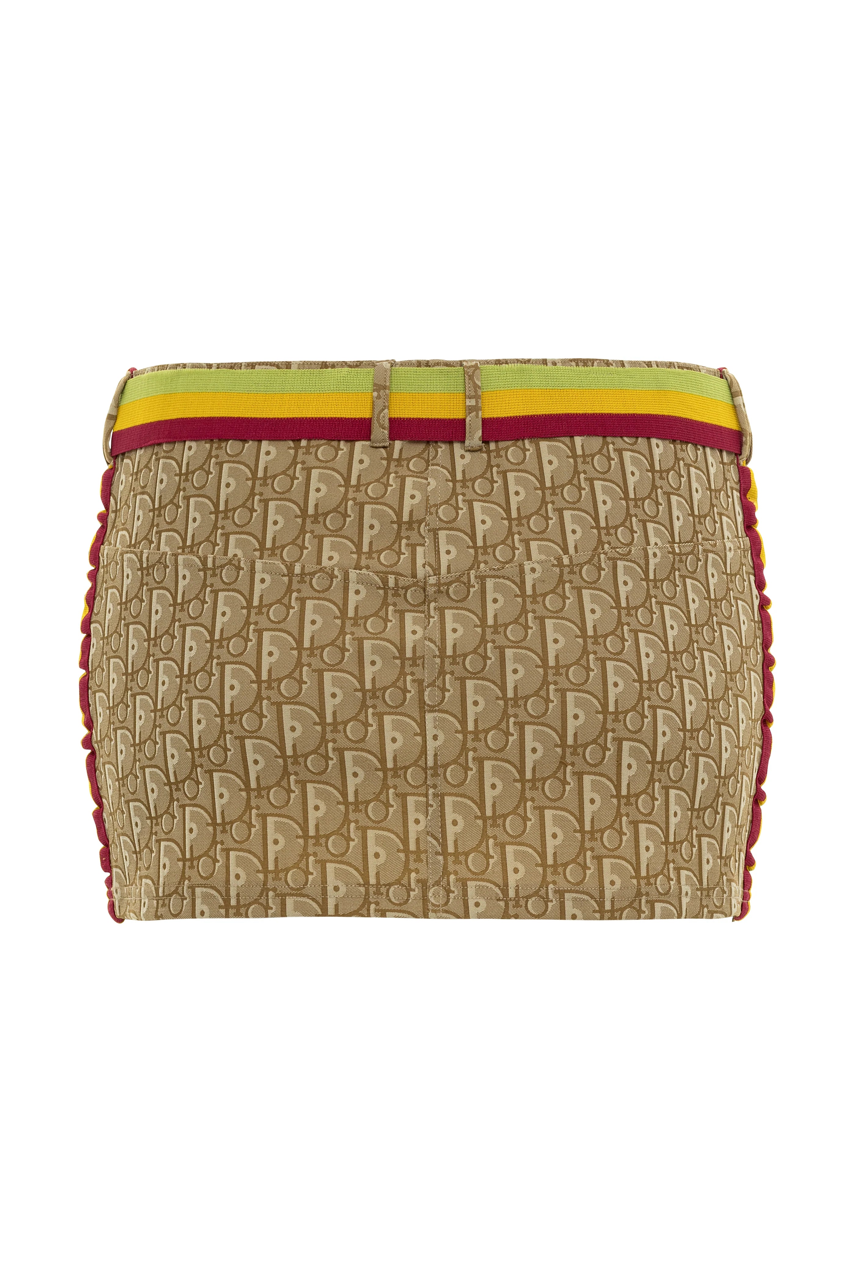 Christian Dior Fall 2004 Rasta Collection Stretch Mini Skirt