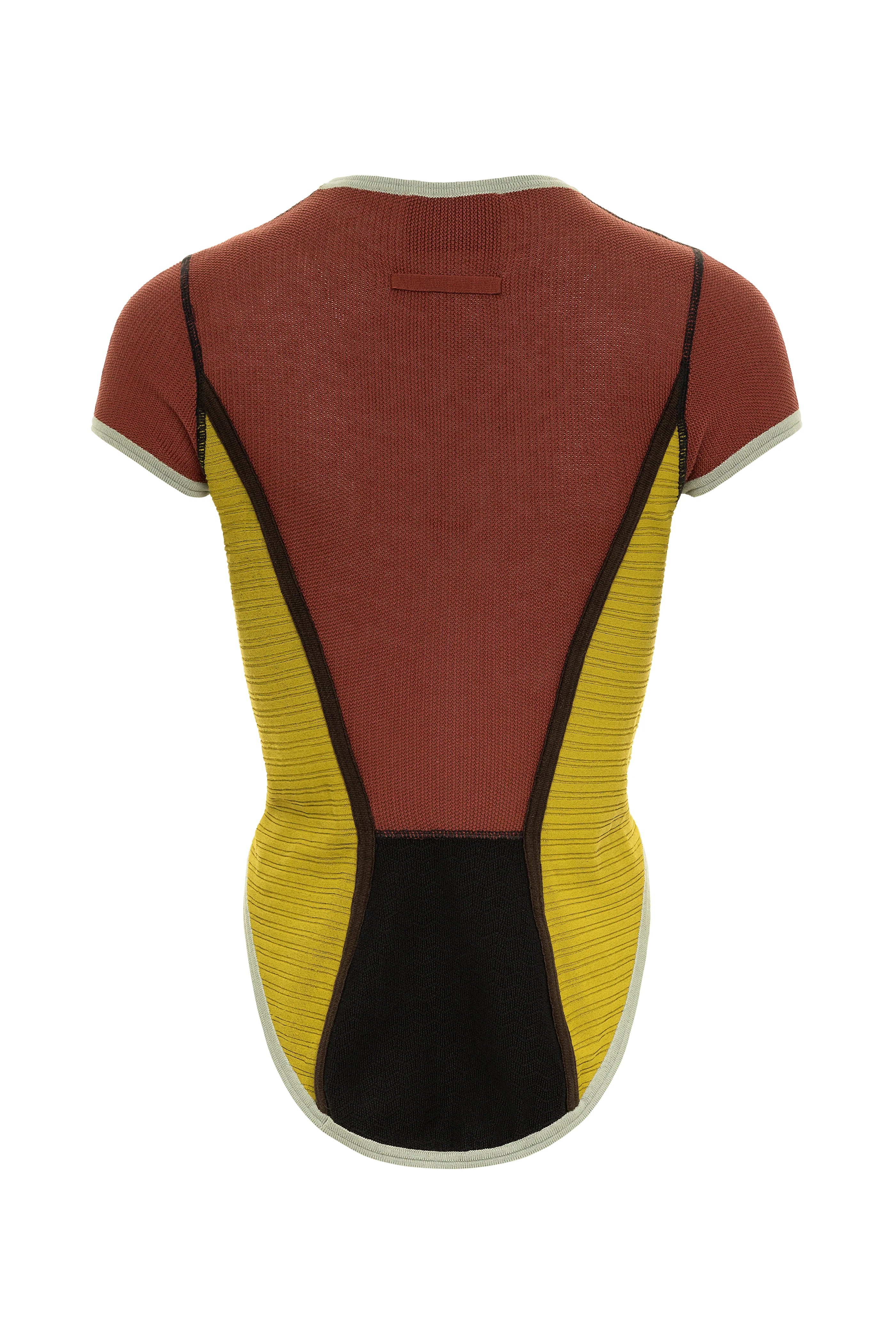 Jean Paul Gaultier Geometric Knitted Top